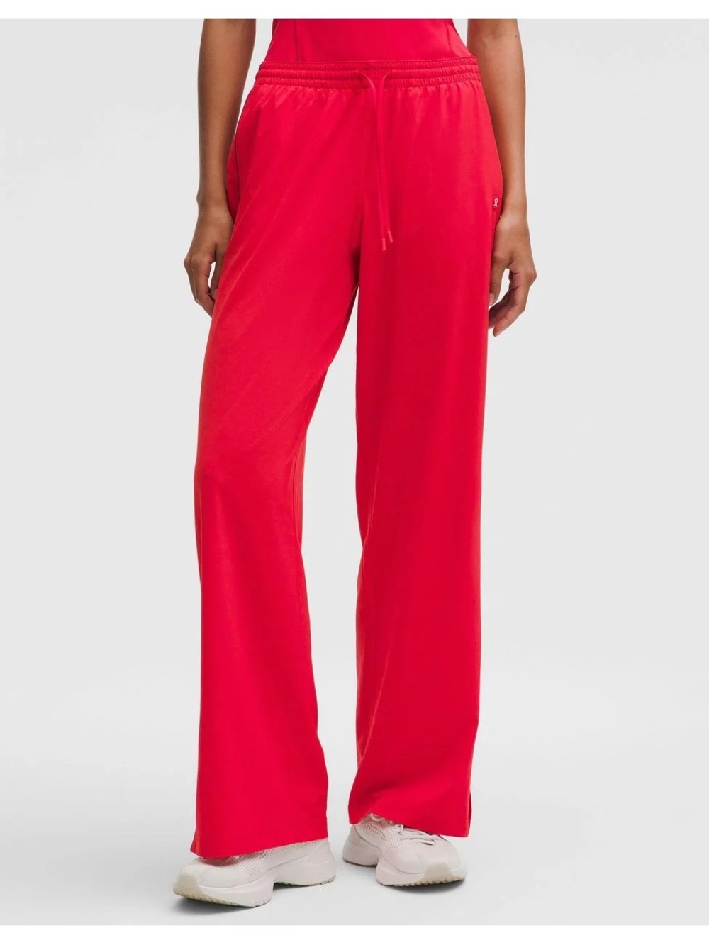 Court rival wide-leg track pant - Red